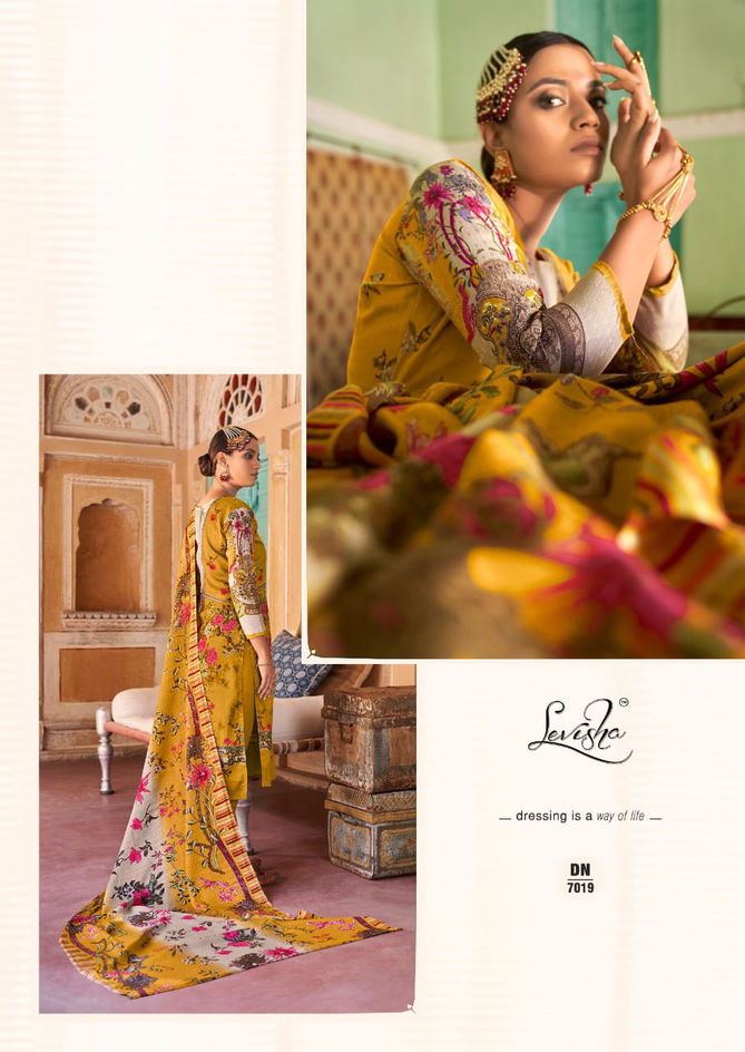 Maria M Print By Levisha Pakistani Style Pashmina Dress Material Wholesale Shop In Surat